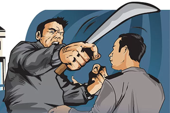 ilustrasi pembacokan.
