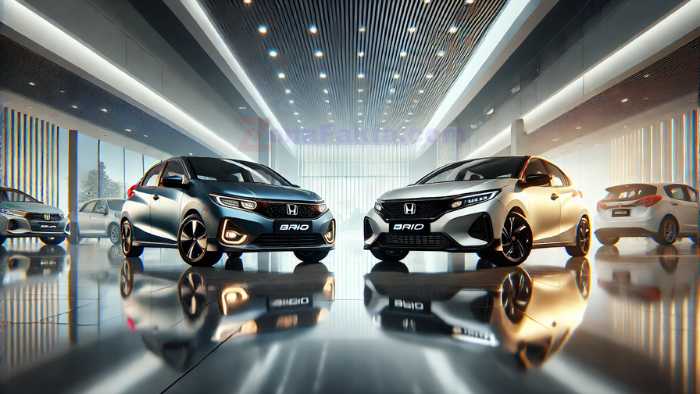 Honda Brio 2020 vs 2025.