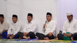 Bupati Bolmong Yusra Alhabsyi bersama dengan Wakil Bupati Dony Lumenta hadiri acara syukuran 40 tahun PDAM 