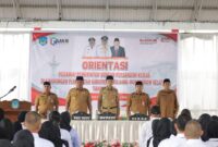 Bupati Iskandar Kamaru Buka Orientasi PPPK Kabupaten Bolsel 2026 di lapangan futsal kompleks perkantoran panango
